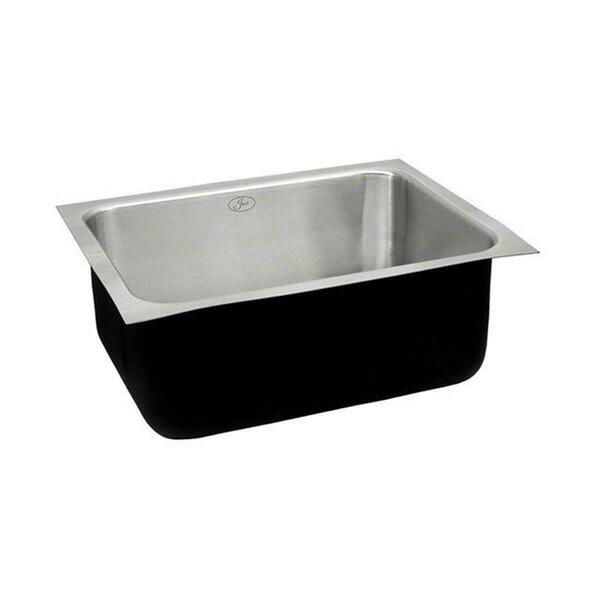 Just 18 Gauge T-304 Single Bowl Undermount Commercial Grade Sink With Integral Overflow USF-1114-A-R